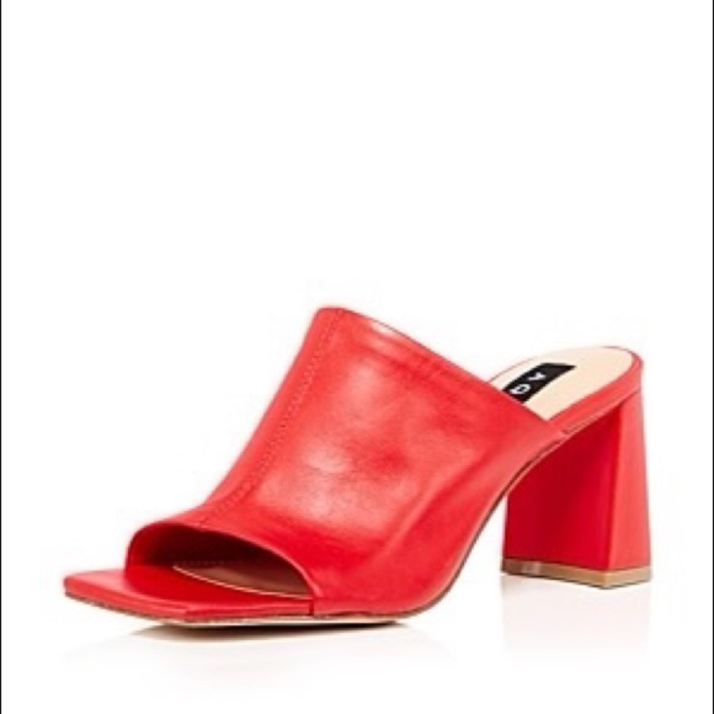 AQUA Toga High Heel Slide Sandals